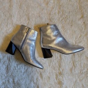 Hadlee Silver Leather Boots
